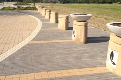 Lake Highlands Town Center Cast in Place Bollards